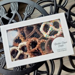 Chocolate Dipped Pretzel Box