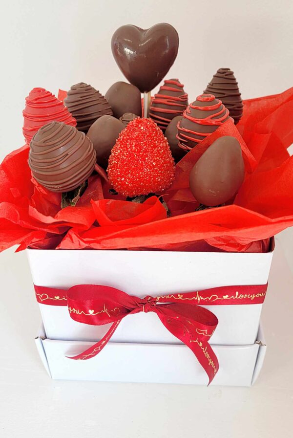 Chocolate Dipped Strawberries Bouquet